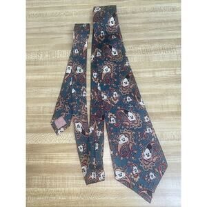 Balancine The Tie Works Disney Mickey Mouse Vintage Paisley Men’s Silk Tie 59"